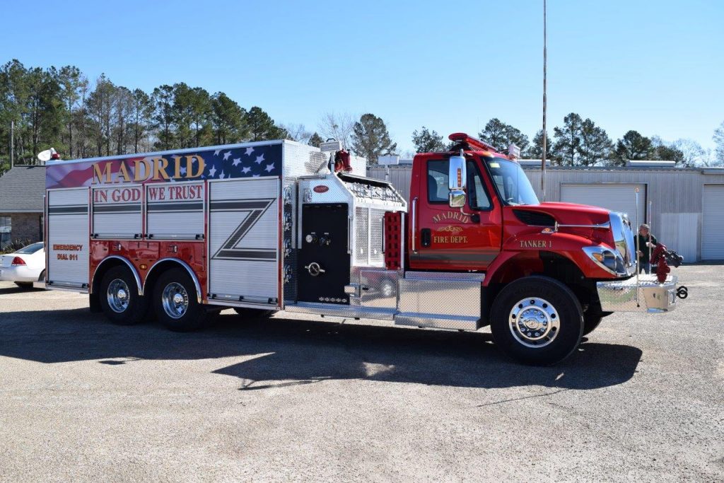 MADRID FIRE DEPARTMENT Deep South Fire Trucks